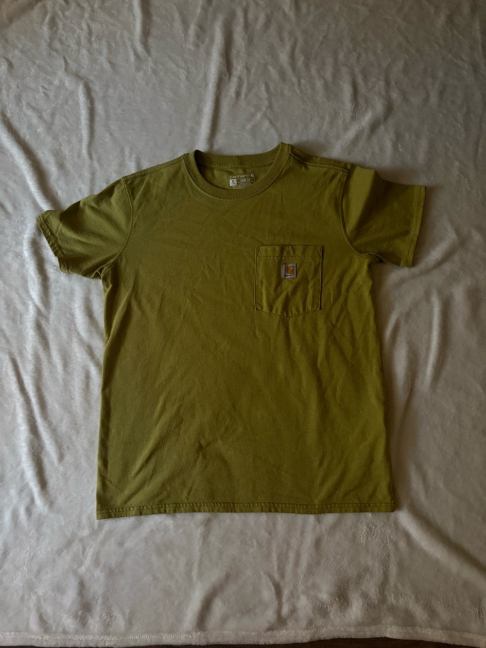 Carhartt Olive Pocket Short Sleeve Tee - Workwear Green